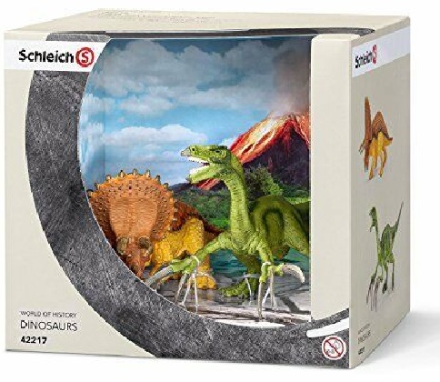 Set Triceratops si Therizinozaurus - Mic