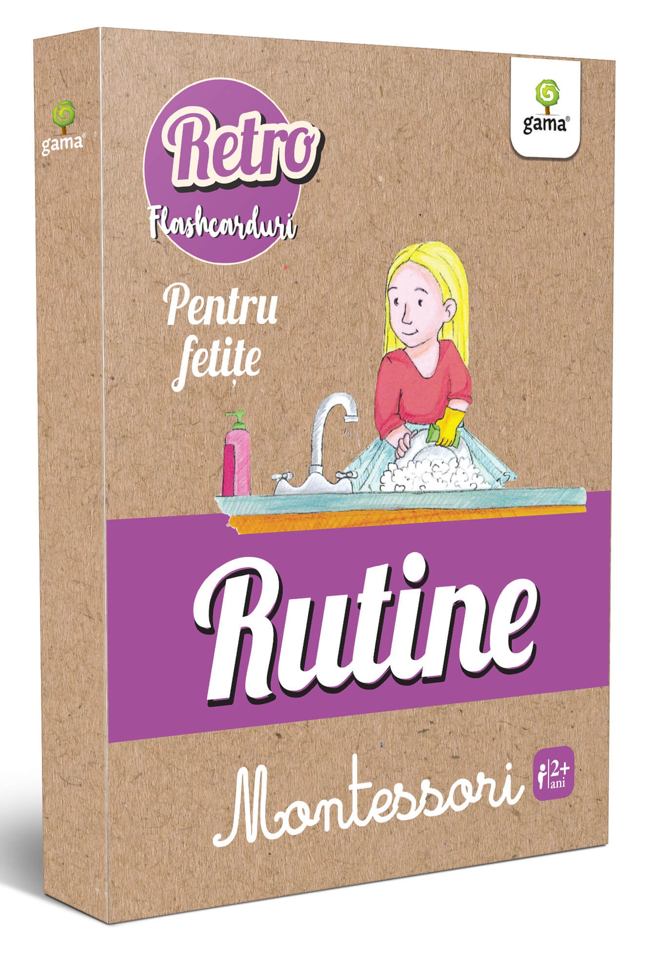 Retro flashcarduri – Rutine Montessori pentru fetite | carturesti.ro Carte