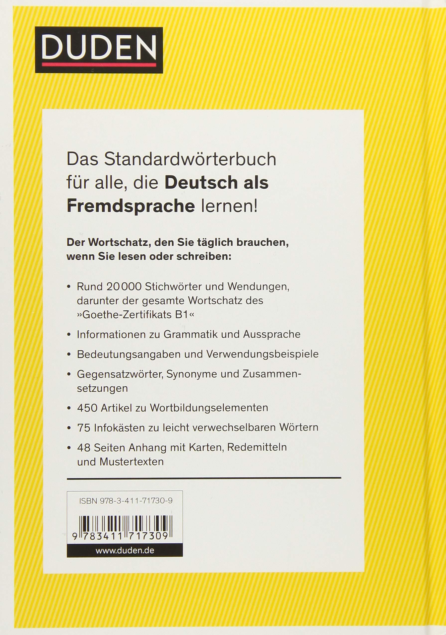 Duden Standardworterbuch - Deutsch als Fremdsprache | - 1 | YEO