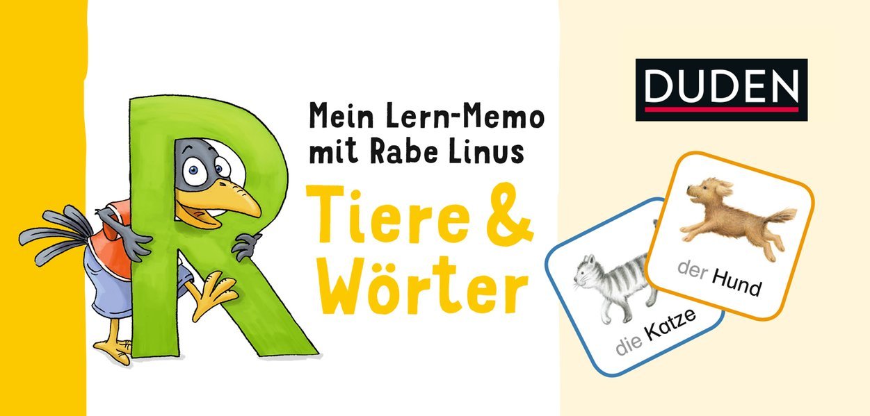 Mein Lern-Memo mit Rabe Linus - Tiere & Worter | Dorothee Raab