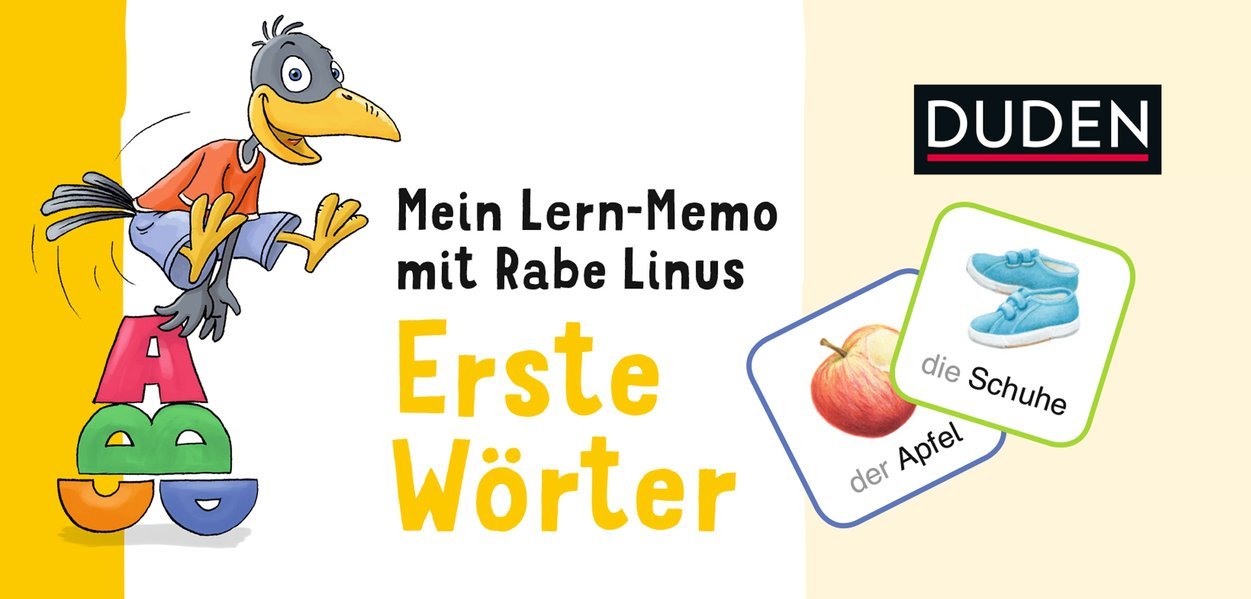 Vezi detalii pentru Mein Lern-Memo mit Rabe Linus - Erste Worter | Dorothee Raab