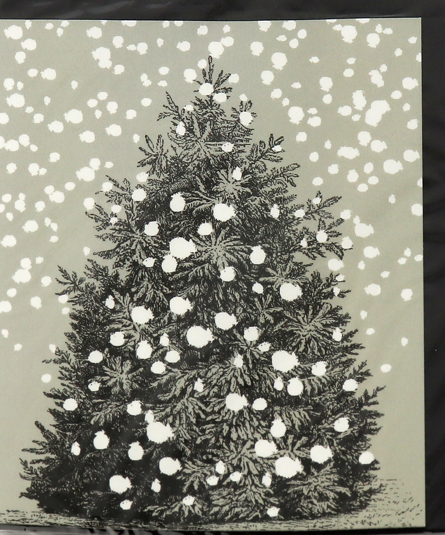  Felicitare - Christmas Tree Snow Fall | Jen Rowland 