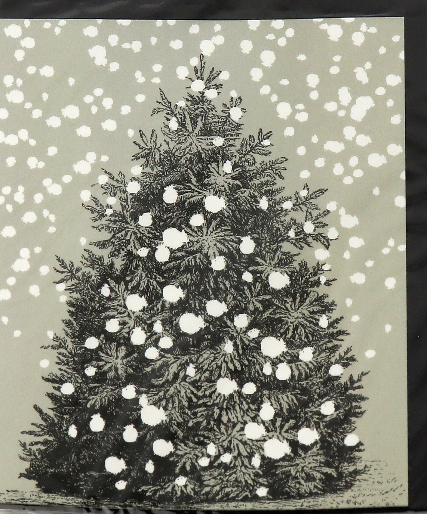 Felicitare - Christmas Tree Snow Fall | Jen Rowland