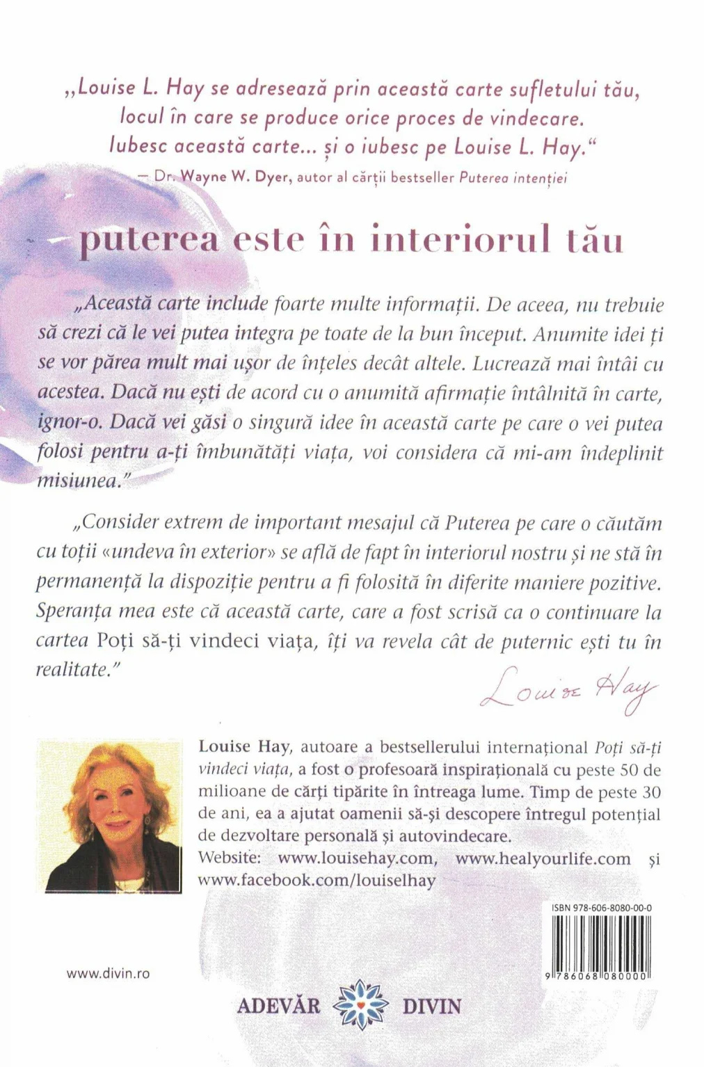 Puterea este in interiorul tau | Louise L. Hay