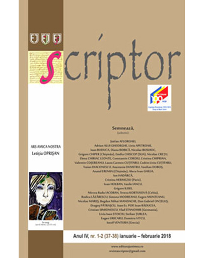Scriptor Anul IV, nr. 1-2 (ianuarie-februarie) 2018 | carturesti.ro Carte