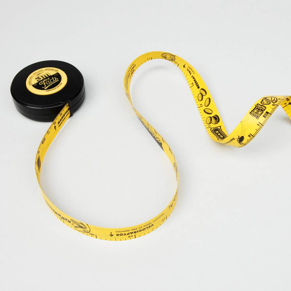 Ruleta de masura - 3M Of Facts Tape Measure | Suck Uk - 3 | YEO