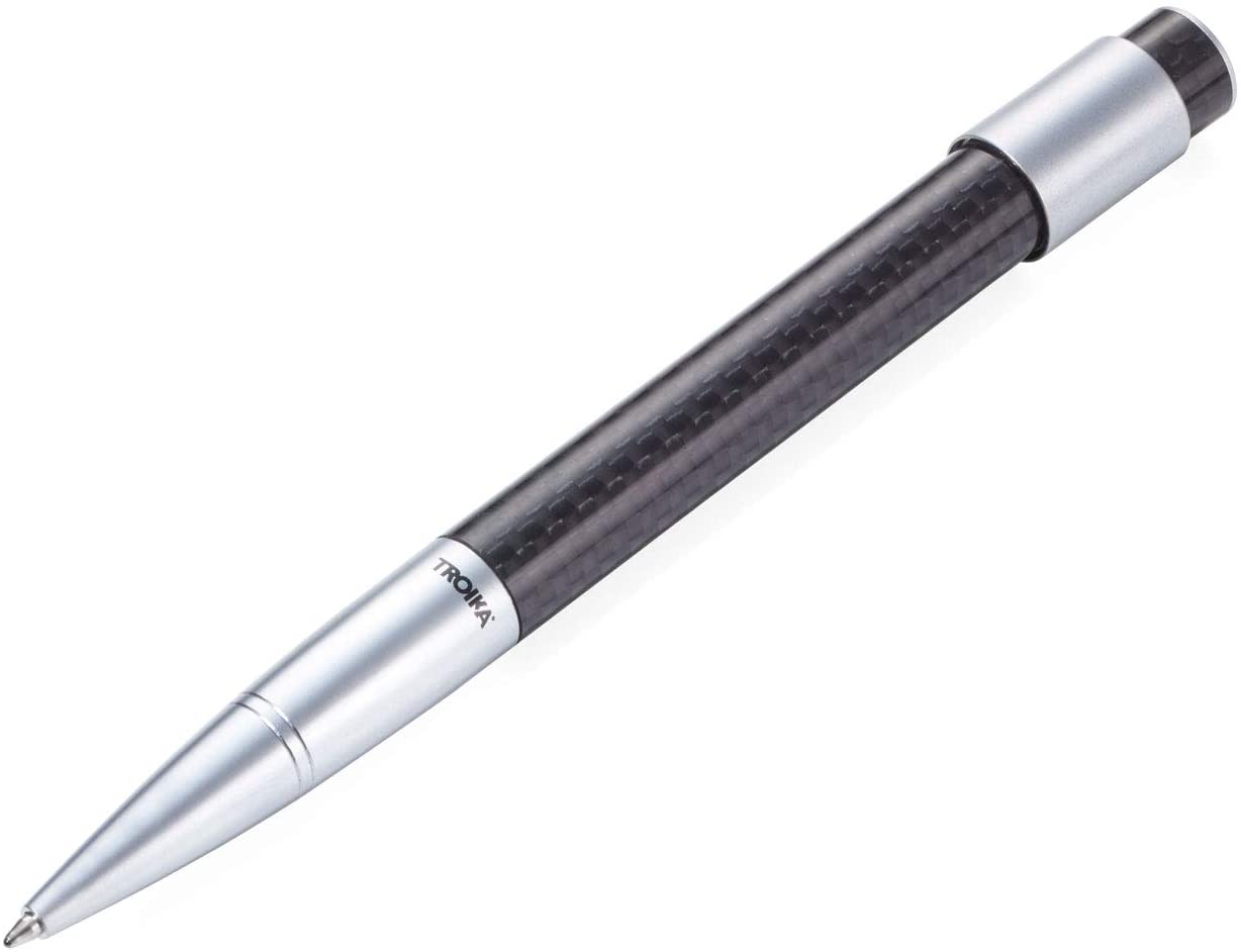 Pix - Ballpoint with rotating metal ring - Blank | Troika - 2 | YEO