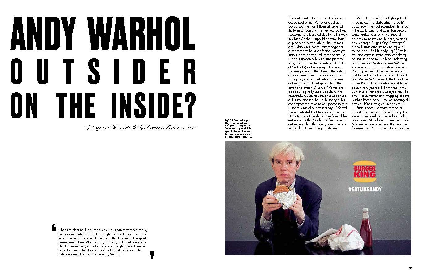 Andy Warhol | Gregor Muir, Yilmaz Dziewior - 1 | YEO