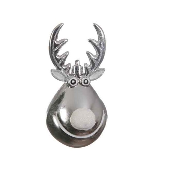 Glob decorativ - Proof Reindeer with Hanger - Silver | Kaemingk