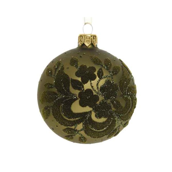 Glob decorativ - Flock - Moss Green | Kaemingk