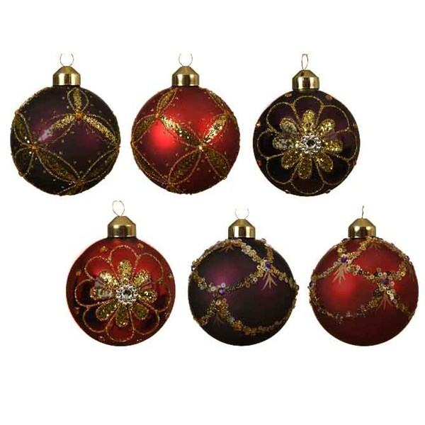 Glob decorativ - Bauble Sequin Decor - mai multe modele | Kaemingk