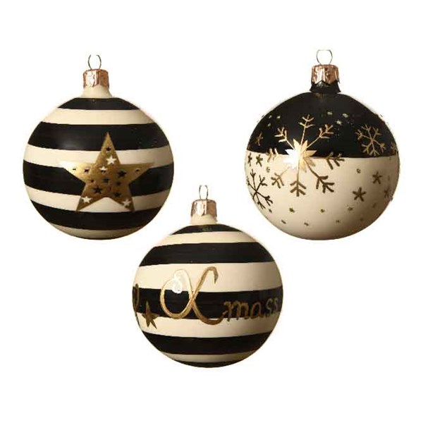 Glob decorativ - Bauble Line with Deco - Wool White - mai multe modele | Kaemingk