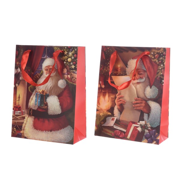 Punga de cadou - Classic Santa - mai multe modele | Kaemingk