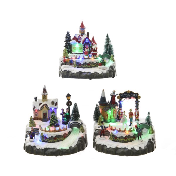 Decoratiune - Led Xmas Villages - mai multe modele | Kaemingk