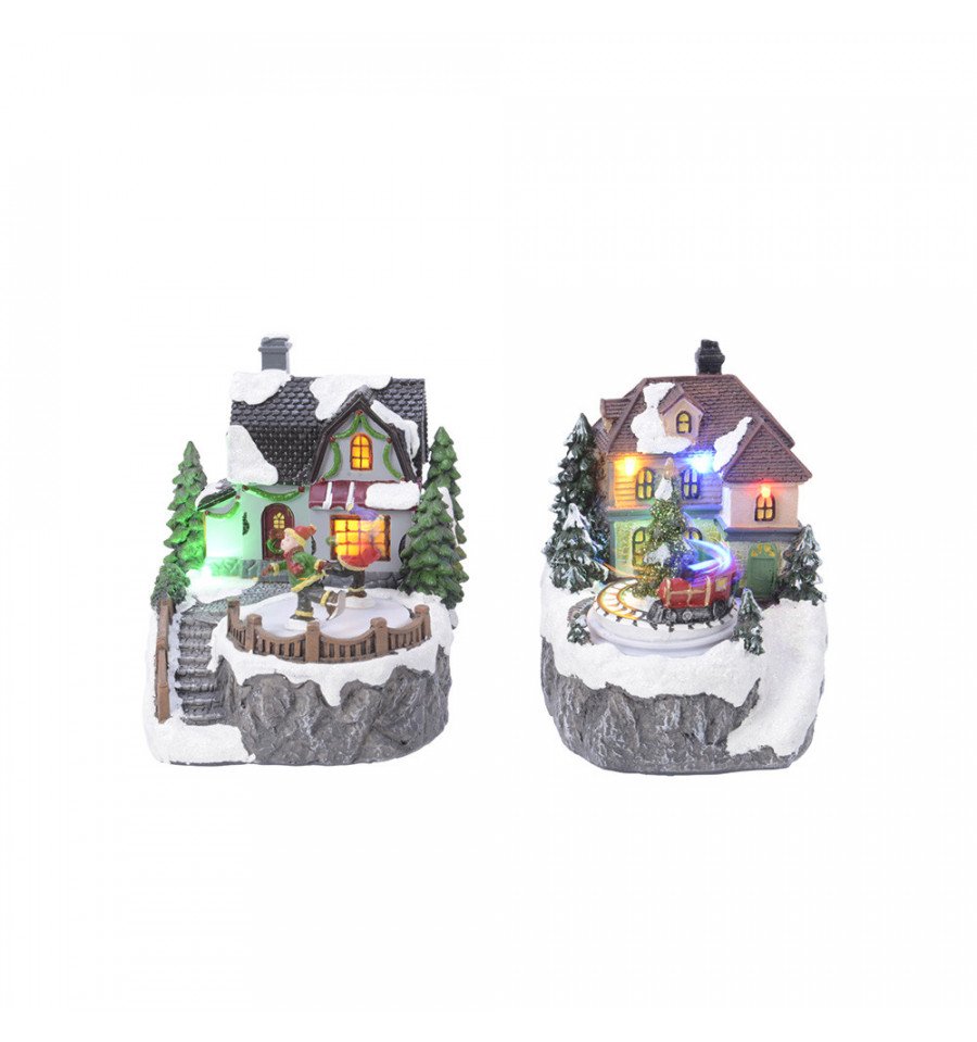 Decoratiune - Led Xmas Villages - mai multe modele | Kaemingk