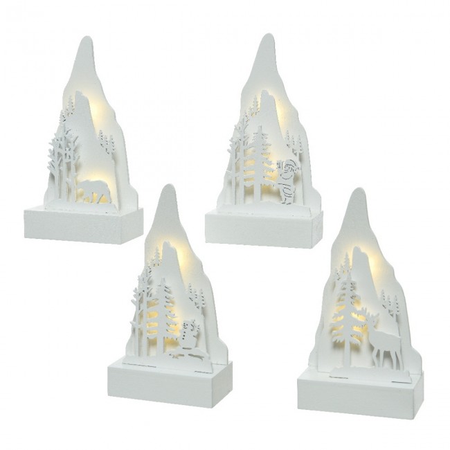 Decoratiune - Led Mountain Scenery - Warm White - mai multe modele | Kaemingk