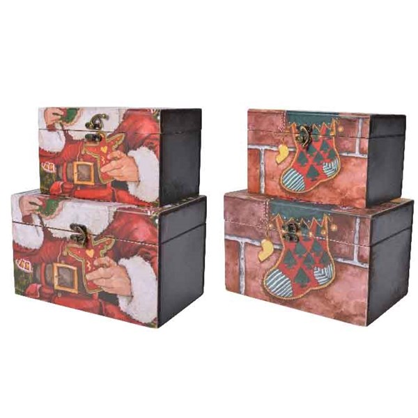 Cutie decorativa - Firwood Store Box with Print - mai multe modele | Kaemingk