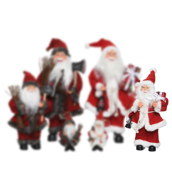 Decoratiune Craciun - Figurina Santa Red with Lamp, 20x10x30cm | Kaemingk - 1 | YEO