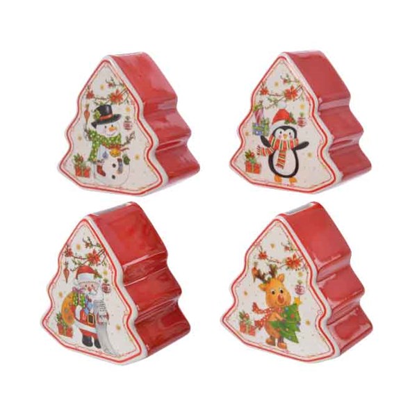 Pusculita decorativa - Saving Bank Xmas - Snowman, Santa, Deer, Penguin - mai multe modele | Kaemingk