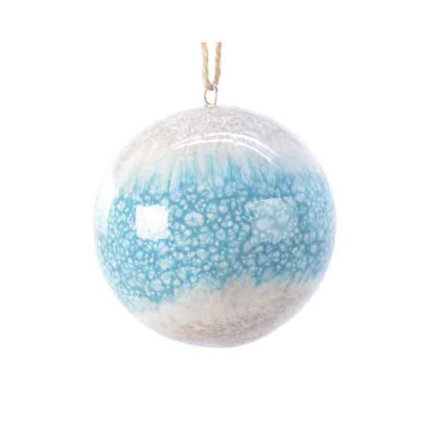 Glob decorativ - Terra Ball Reactive with Hanger - Iceblue | Kaemingk