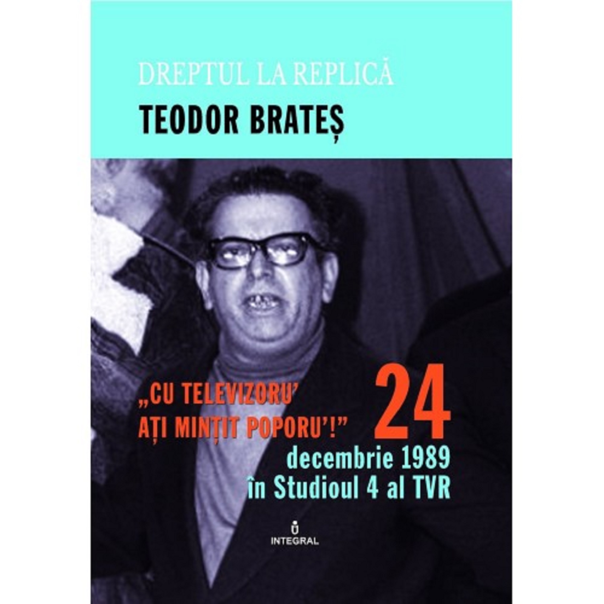 24 Decembrie 2019 in Studioul 4 TVR | Teodor Brates carturesti.ro imagine 2022 cartile.ro