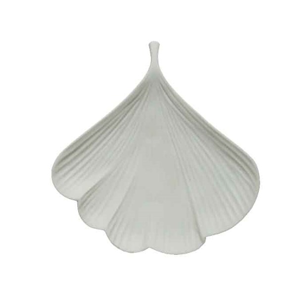 Platou - Gingko Leaf - White | Kaemingk