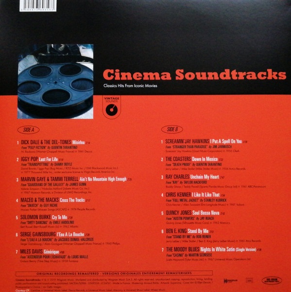 Cinema Soundtracks - Classic Hits From Iconic Movies - Vinyl | Various Artists