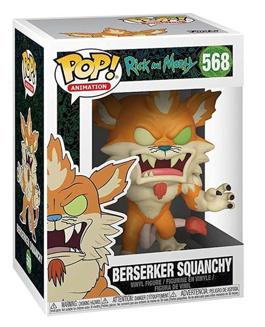 Figurina - Rick and Morty - Berserker Squanchy | Funko