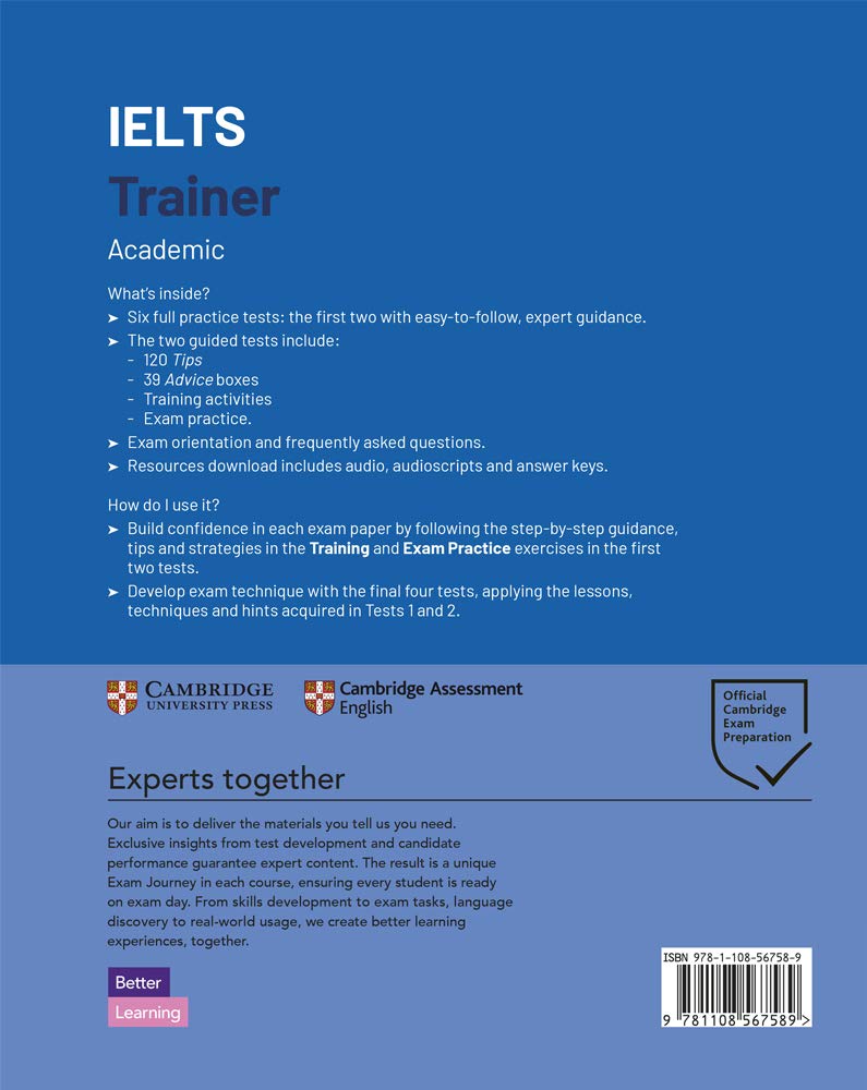 IELTS Trainer 2. Academic: Six Practice Tests | Amanda French, Miles Hordern, Anethea Bazin, Katy Salisbury - 1 | YEO