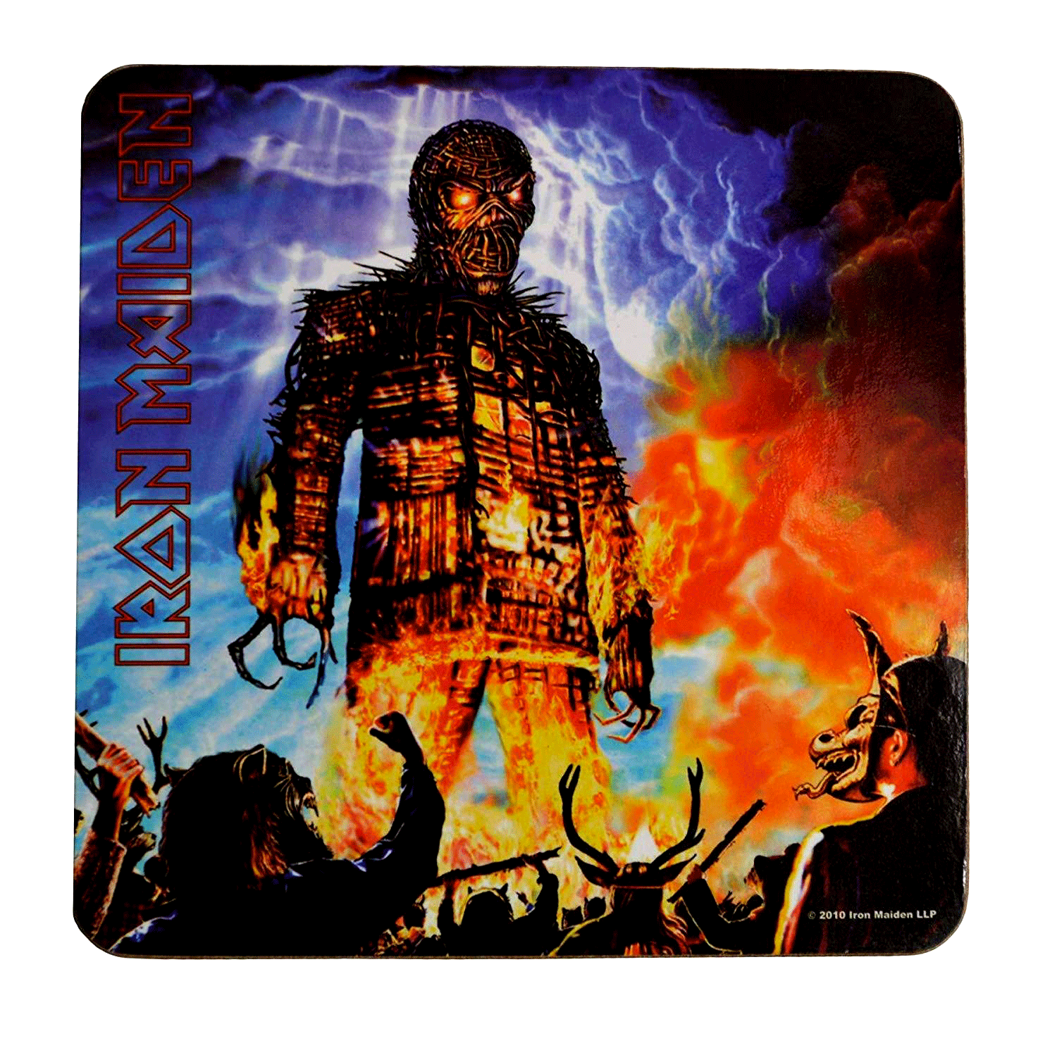 Suport pentru pahar - Iron Maiden - Wicker Man | Rock Off