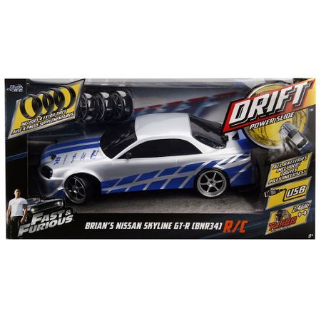 Jucarie - Fast and Furious - RC Nissan Skyline GTR Drift | Jada Toys