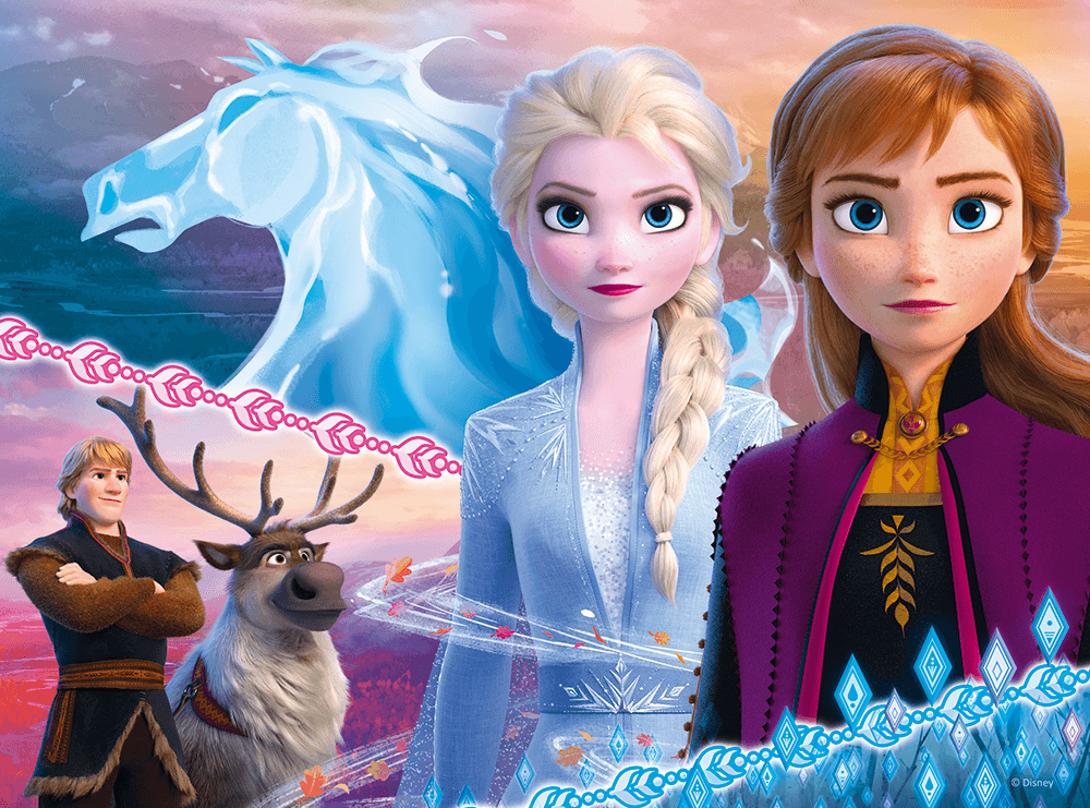 Joc - Puzzle 30 Piese - Frozen 2 Courage of the sisters | Trefl - 2