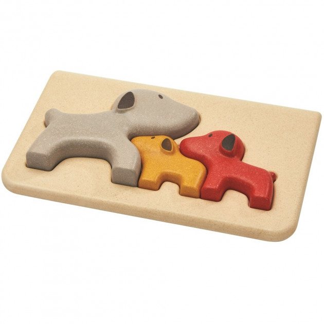Puzzle din lemn - Dog | Plan Toys - 2