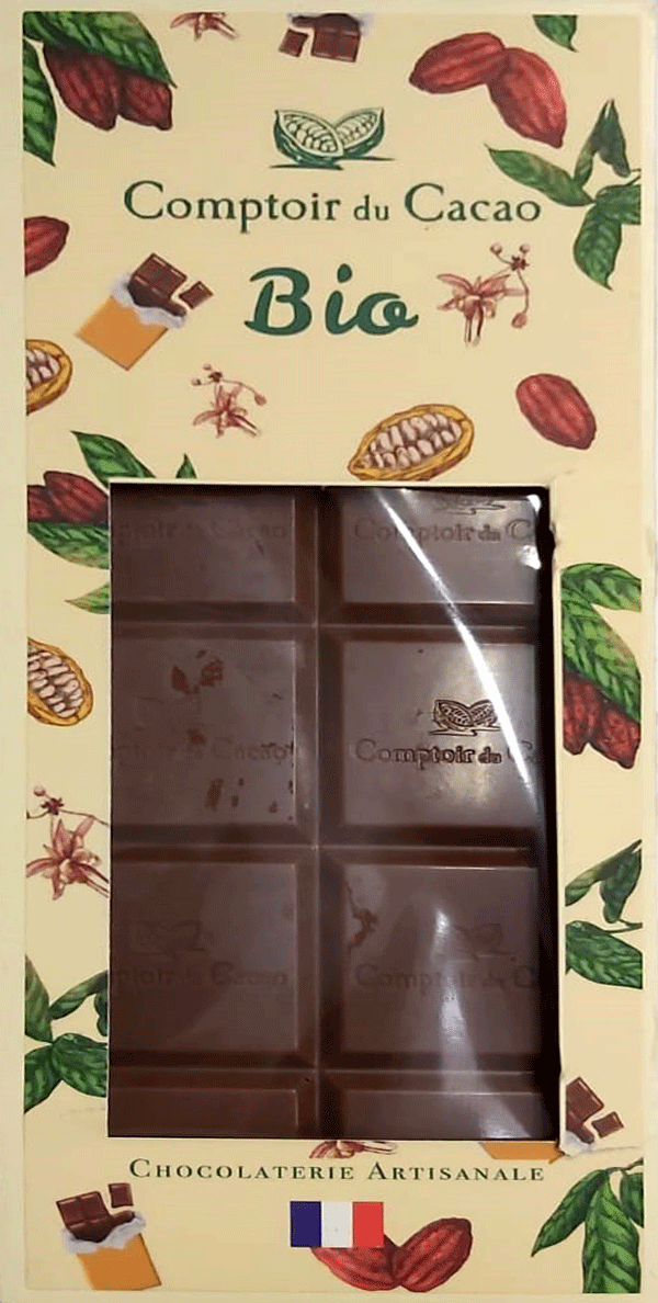 Ciocolata - Organic Gourmet Bar Milk - Plain | Comptoir du Cacao