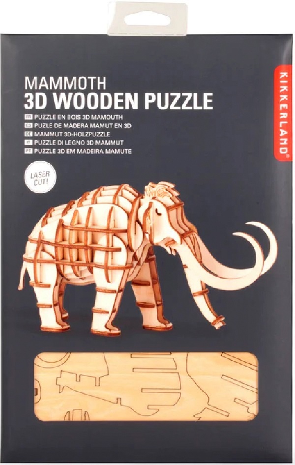 Puzzle 3D - Mammoth | Kikkerland - 1