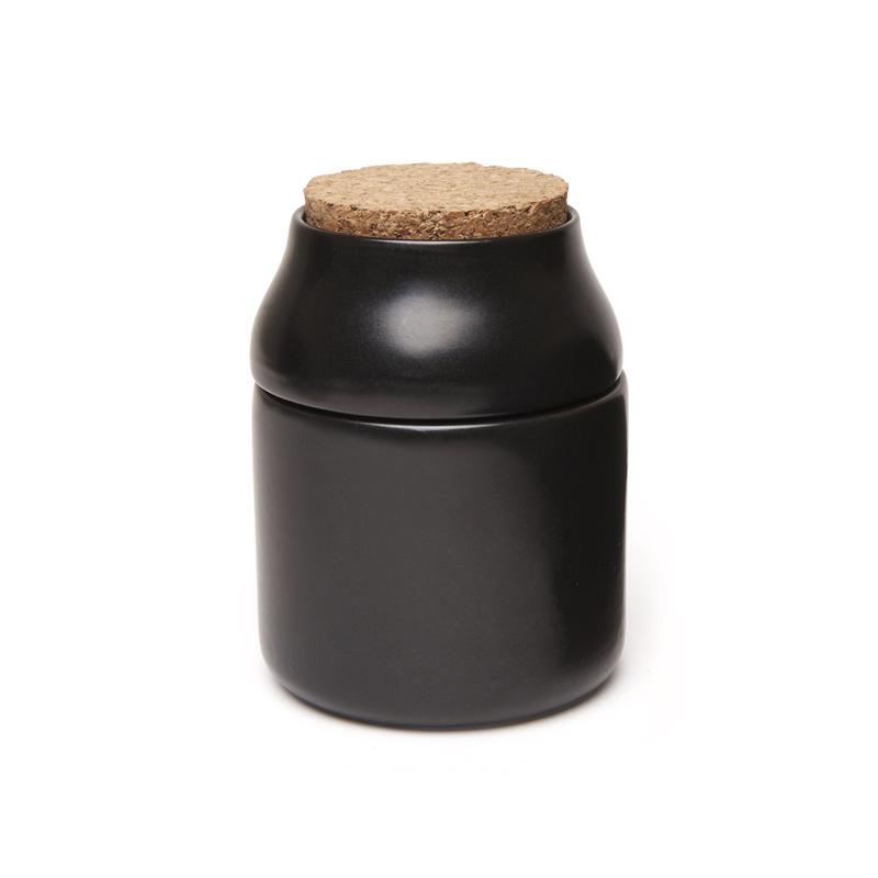 Ustensila mare pentru macinat - Ceramic Grinder and Jar Large Black | Kikkerland - 3 | YEO