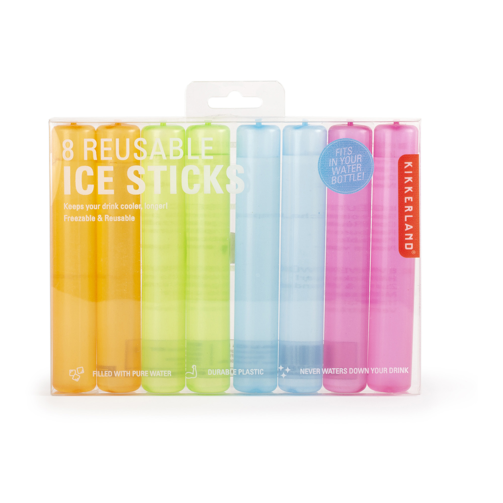 Set 8 bete de gheata reutilizabile - Ice Sticks | Kikkerland - 1 | YEO