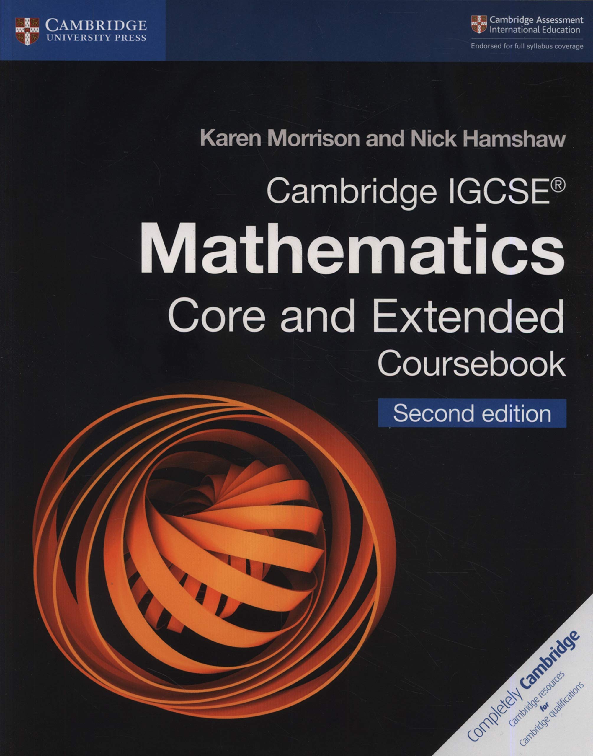 Cambridge IGCSE® Mathematics Core and Extended Coursebook | Karen Morrison, Nick Hamshaw