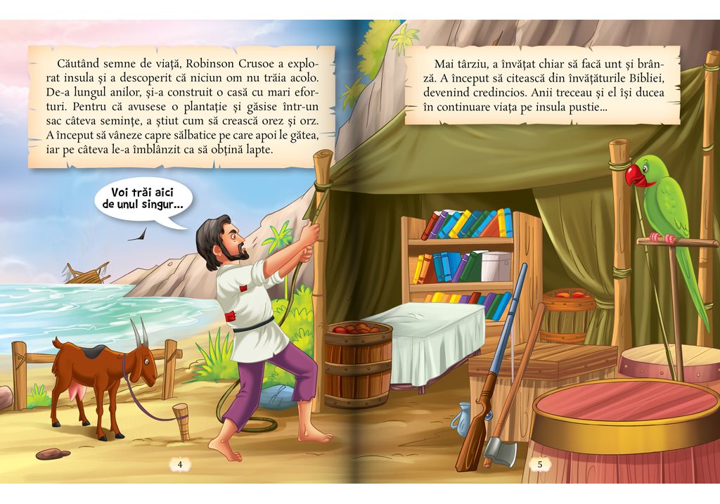 Robinson Crusoe - Gasca si ouale de aur |