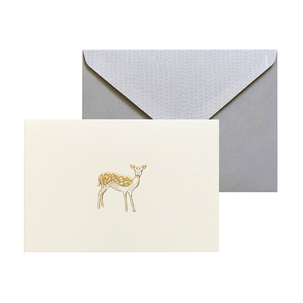 Felicitare - Gold Deer | Portico Designs