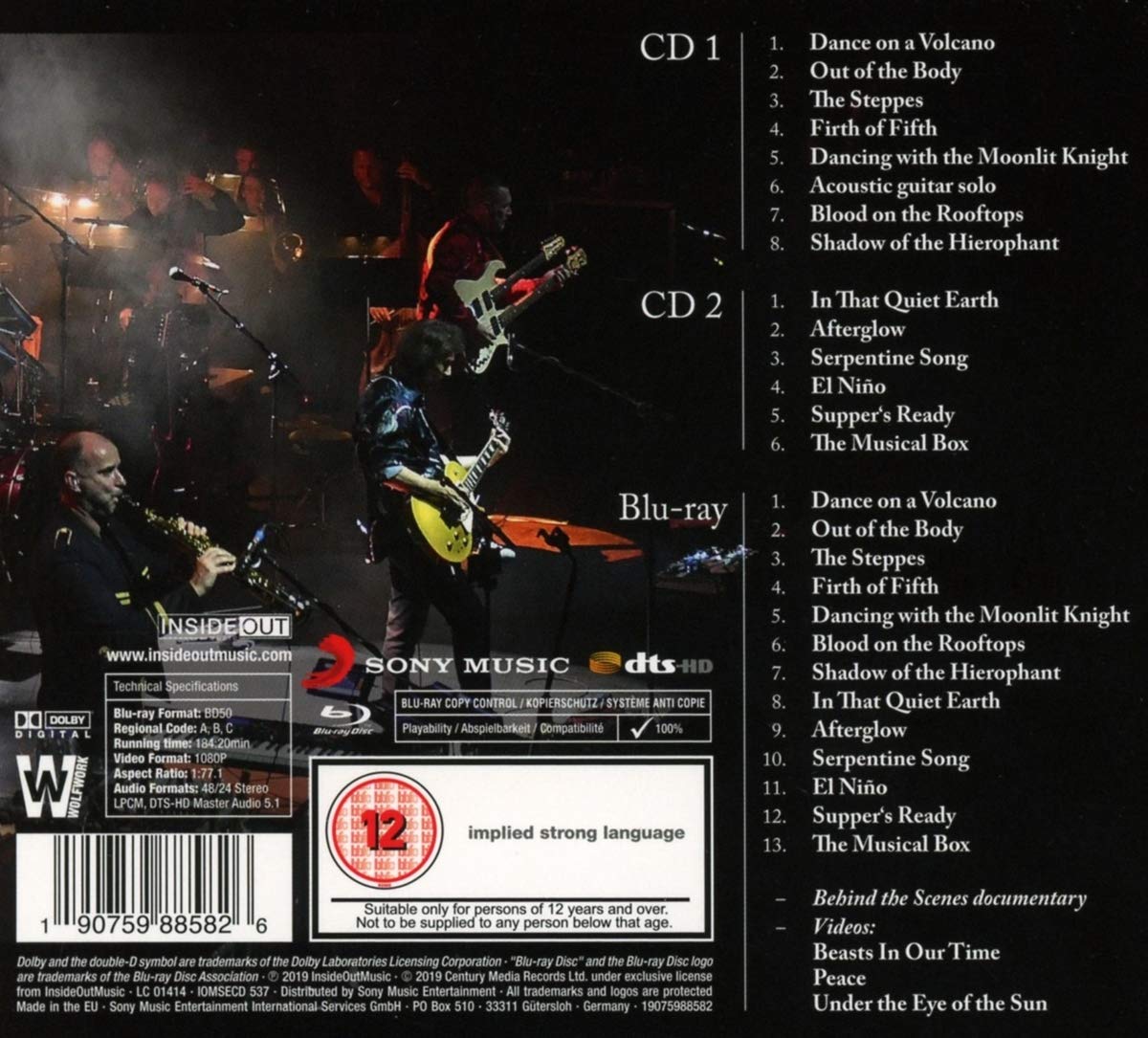 Genesis Revisited Band & Orchestra (2CD + Blu-Ray Digipak) | Steve Hackett