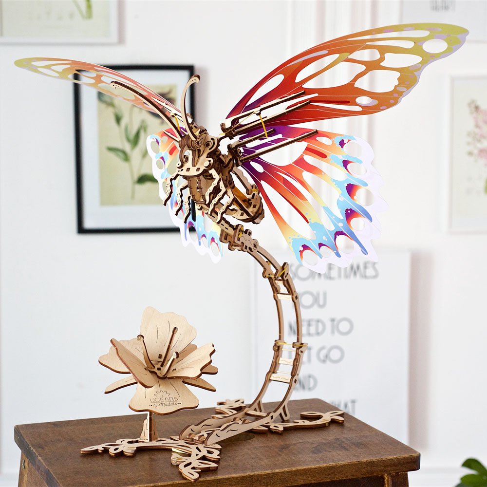 Puzzle 3D - Model Butterfly | Ugears - 4