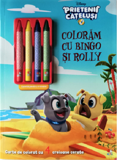 Disney. Prietenii Catelusi. Coloram cu Bingo si Rolly | Bingo 2022