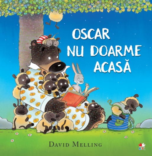 Oscar nu doarme acasa | David Melling carturesti.ro Carte