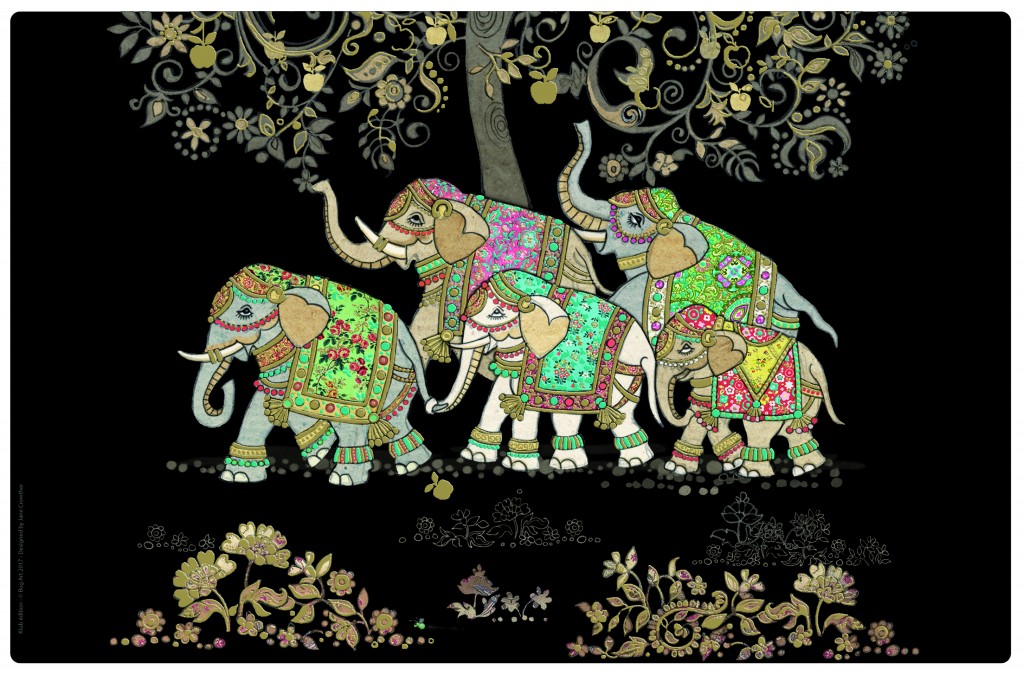 Suport pentru masa - Elephants Inde | Kiub