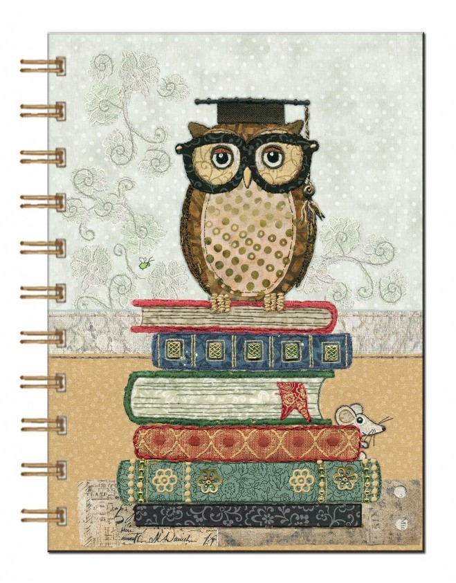 Carnet A6 - Hibou lunette | Kiub