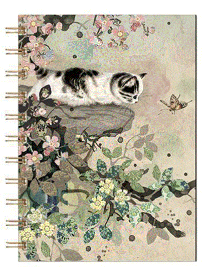 Carnet A6 - Chat papillon | Kiub