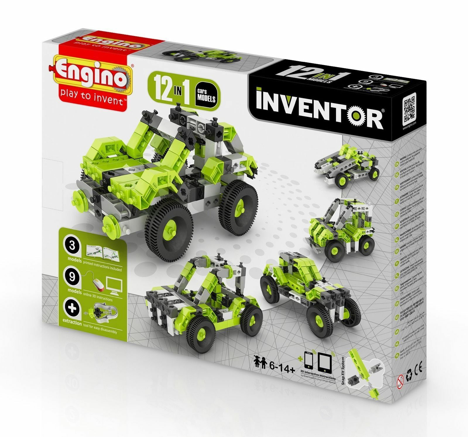 Kit constructie - Inventor - 12 Models Cars | Engino