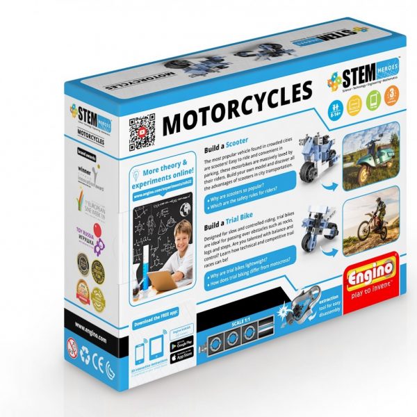 Kit constructie - Stem Heroes - Motorcycles | Engino - 1 | YEO