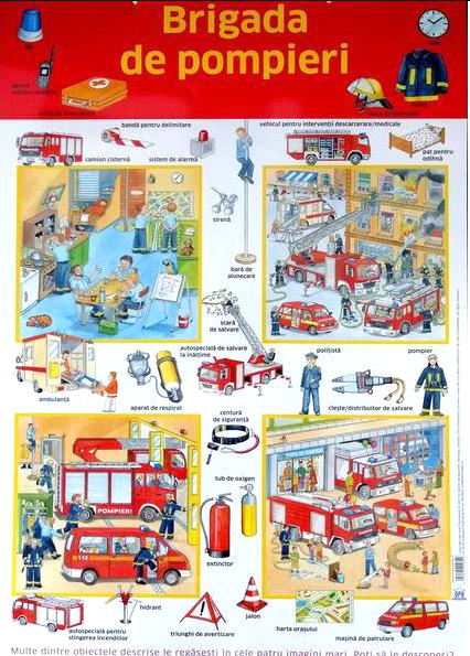 Plansa. Brigada de pompieri | carturesti.ro
